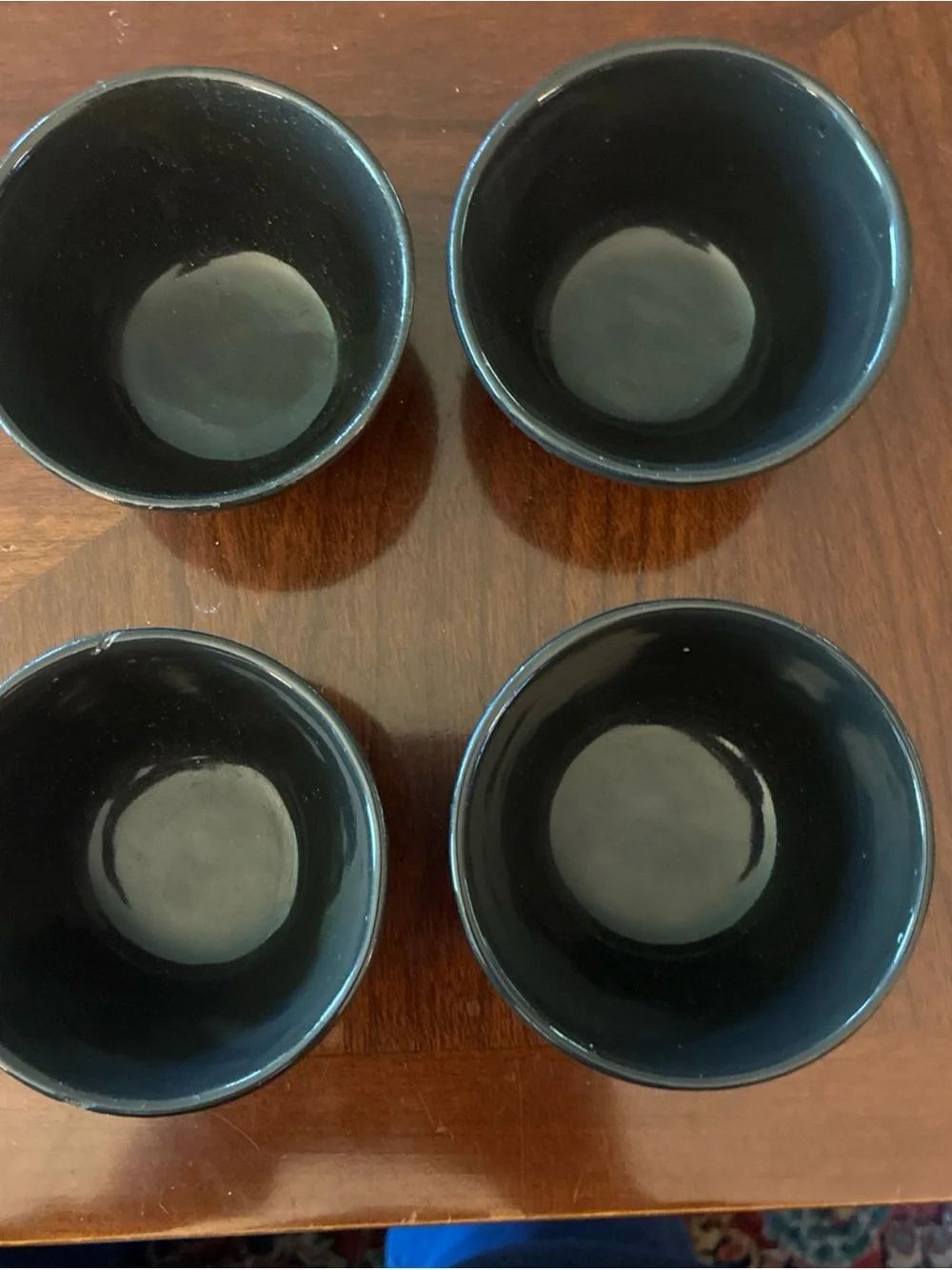 VTG 12pc Kotobuki Japan tetsubin Cast Iron Tea Set-hobnail, 4 leaf saucers, cups